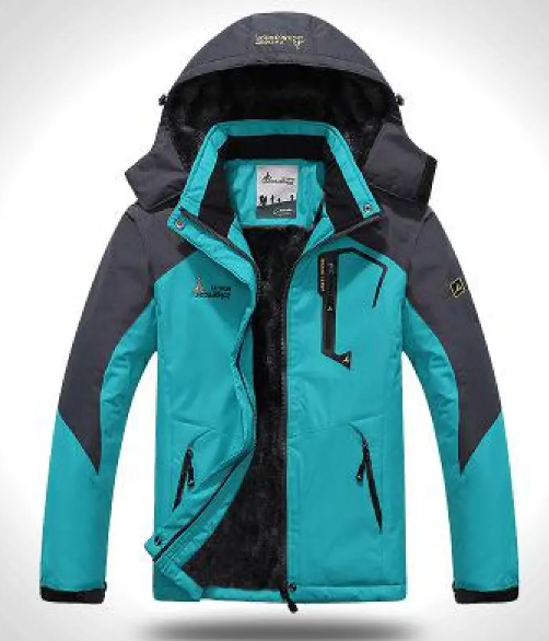 Men’s Waterproof Thermal Hiking Jacket – Insulated Outdoor Winter Jacket for Camping & Trekking