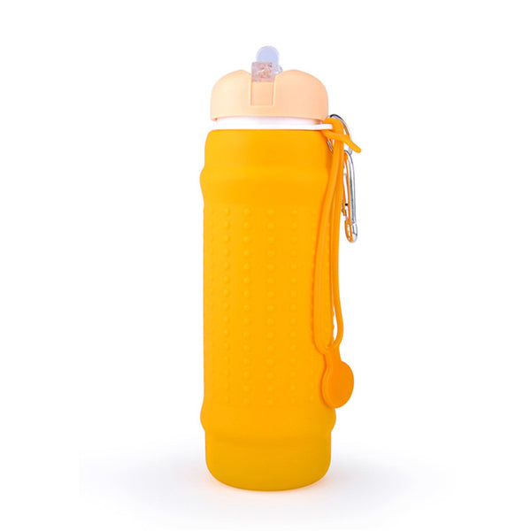 Portable Silicone Water Bottle – Collapsible Outdoor Travel Bottle for Camping & Hiking