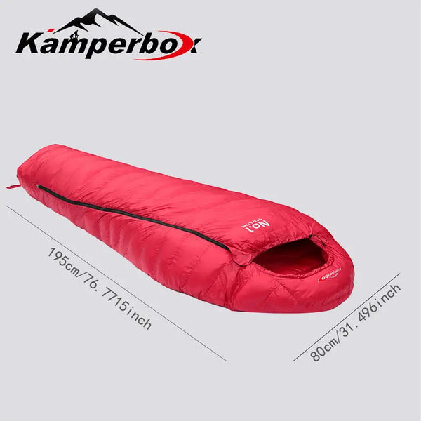 Kamperbox Ultralight Winter Sleeping Bag – Cold Weather Camping & Outdoor Sleeping Gear - Outriva