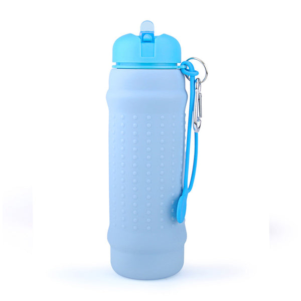 Portable Silicone Water Bottle – Collapsible Outdoor Travel Bottle for Camping & Hiking