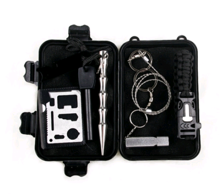 Outdoor Survival Gear Kit – Portable Camping & Hiking Emergency Tool Set