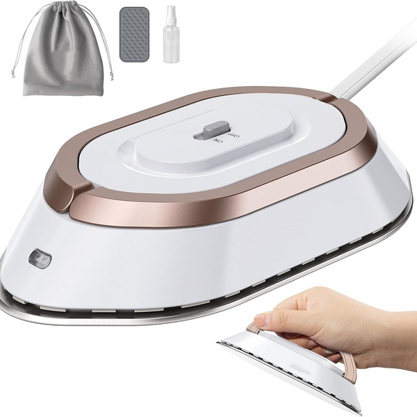 Portable Travel Iron – Compact Mini Steam Iron for Clothes, Travel & Home Use