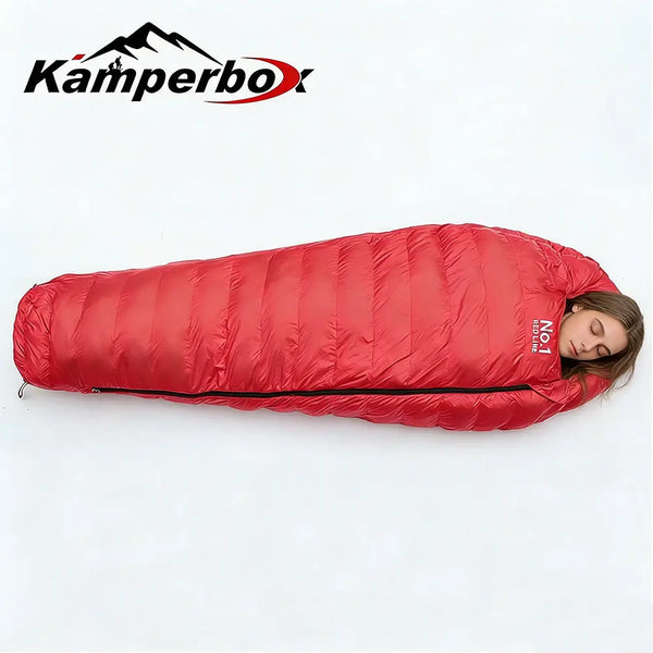 Kamperbox Ultralight Winter Sleeping Bag – Cold Weather Camping & Outdoor Sleeping Gear - Outriva