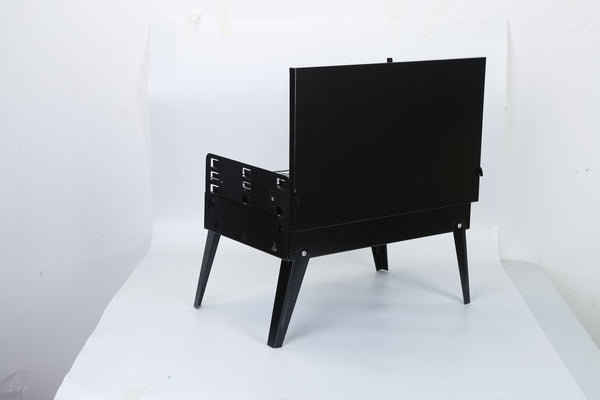 Portable Foldable Charcoal Grill – 16.7” Suitcase BBQ Grill for Camping & Outdoor Cooking - Outriva