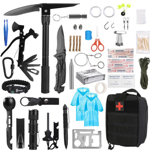 121-Piece Professional Survival Kit – Emergency Tactical First Aid & Outdoor Gear Set - Outriva