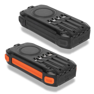 49800mAh Portable Solar Power Bank – 22.5W PD Fast Charging with Wireless Charging & LED Flashlight - Outriva