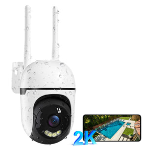 3MP PTZ WiFi Security Camera – Wireless Indoor & Outdoor CCTV Network Camera - Outriva