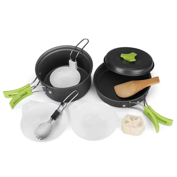 Portable Camping Cookware Set – Lightweight Outdoor Cooking Kit for Camping & Hiking