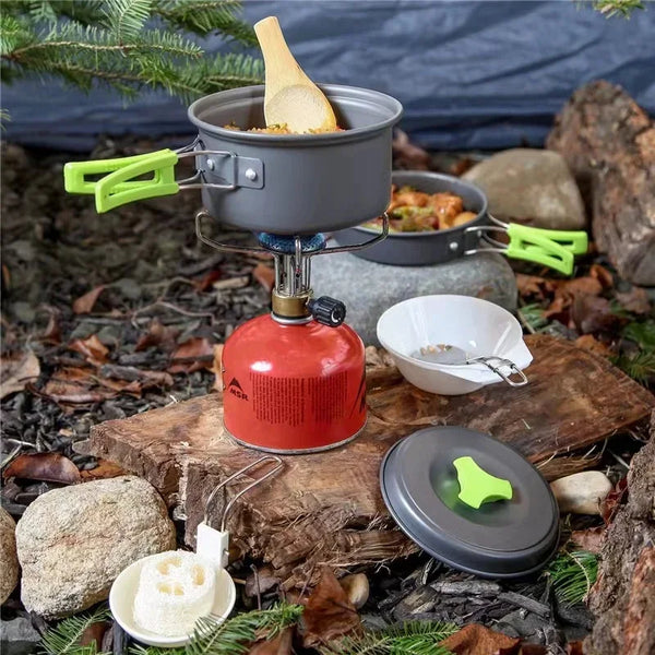 Portable Camping Cookware Set – Lightweight Outdoor Cooking Kit for Camping & Hiking