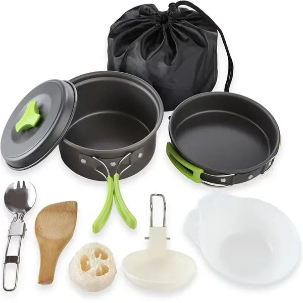 Portable Camping Cookware Set – Lightweight Outdoor Cooking Kit for Camping & Hiking