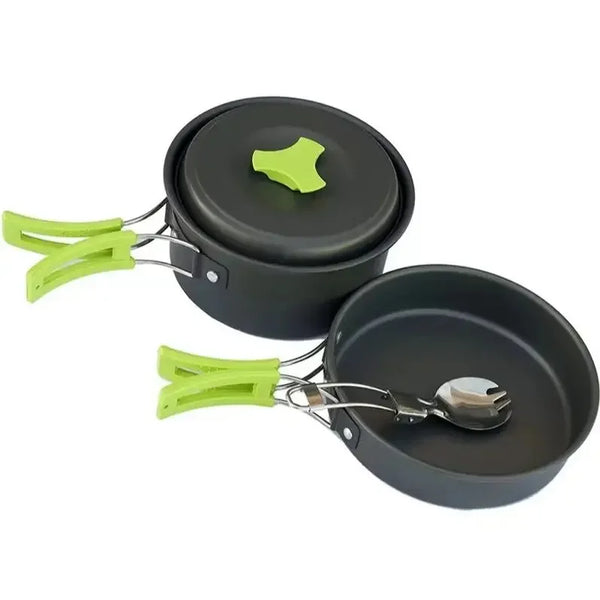 Portable Camping Cookware Set – Lightweight Outdoor Cooking Kit for Camping & Hiking