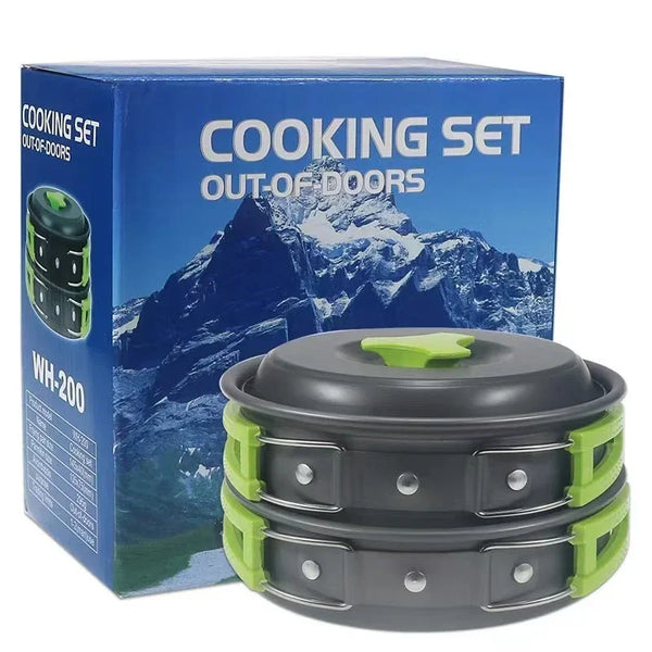 Portable Camping Cookware Set – Lightweight Outdoor Cooking Kit for Camping & Hiking