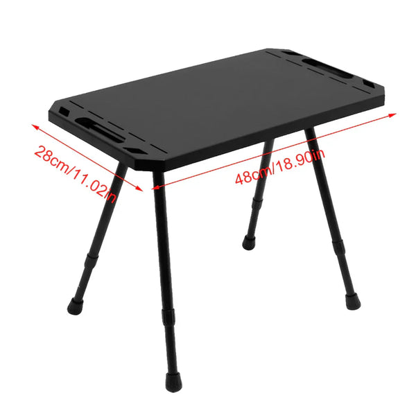 Adjustable Folding Camping Table – Portable Height Adjustable Outdoor Table for Camping & Picnic