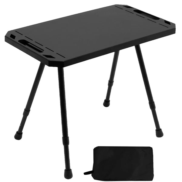 Adjustable Folding Camping Table – Portable Height Adjustable Outdoor Table for Camping & Picnic