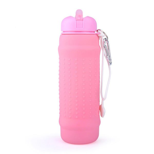 Portable Silicone Water Bottle – Collapsible Outdoor Travel Bottle for Camping & Hiking