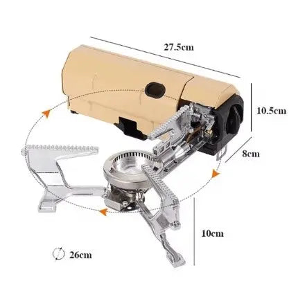 Portable Camping Stove – Compact Outdoor Gas Stove for Hiking, Backpacking & Travel - Outriva