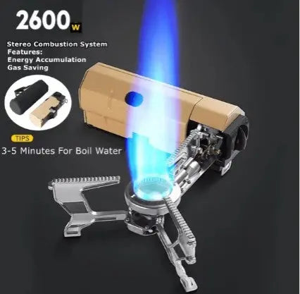 Portable Camping Stove – Compact Outdoor Gas Stove for Hiking, Backpacking & Travel - Outriva